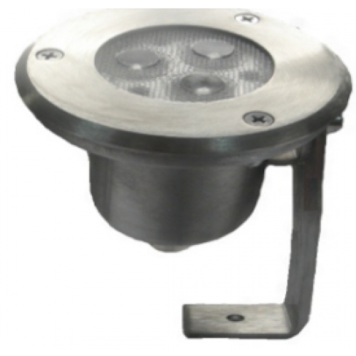 KOMPLE PASLANMAZ 3 POWER LEDLİ AYAKLI AYDINLATMA ARMATÜRÜ